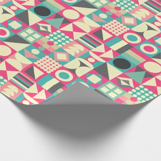 Abstrakte Quadrate 110419 Geschenkpapier (Ecke)