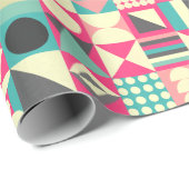 Abstrakte Quadrate 110419 Geschenkpapier (Rolleneckpunkt)