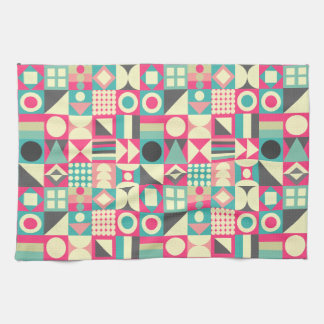 Abstrakte Quadrate 110419 Geschirrtuch