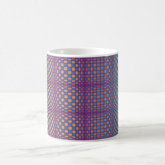 Abstrakte Quadrate 2 Kaffeetasse (Mittel)