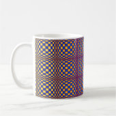 Abstrakte Quadrate 2 Kaffeetasse (Links)