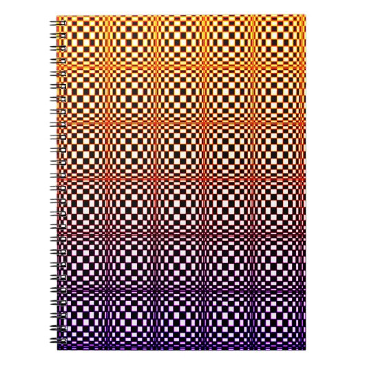 Abstrakte Quadrate 3 Notizblock (Vorderseite)