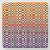 Abstrakte Quadrate 3 Steinuntersetzer (Vorderseite)