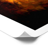 Abstrakte Quadrate Art Poster Print (Ecke)