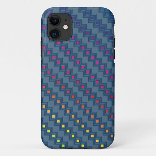 Abstrakte Quadrate Case-Mate iPhone Hülle (Rückseite)