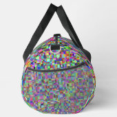 Abstrakte Quadrate Formen Multicolor Muster Duffle Bag (Rechts)
