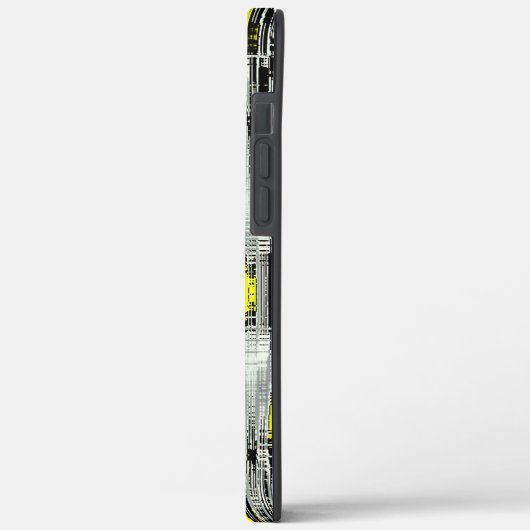 Abstrakte Quadrate, gebildet aus Kratzern über Gel Case-Mate iPhone Hülle (Rückseite / Links)