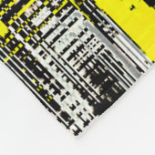 Abstrakte Quadrate, gebildet aus Kratzern über Gel Fleecedecke (Ecke)