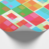 abstrakte Quadrate Geschenkpapier (Ecke)