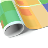 abstrakte Quadrate Geschenkpapier (Rolleneckpunkt)