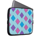 Abstrakte Quadrate Laptopschutzhülle (Vorne Rechts)