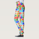 abstrakte Quadrate Leggings (Links)