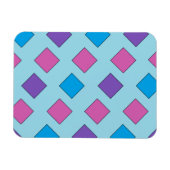 Abstrakte Quadrate Magnet (Horizontal)