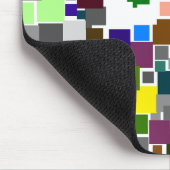 Abstrakte Quadrate Mousepad (Ecke)