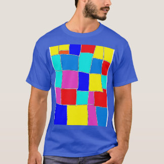 abstrakte Quadrate T-Shirt