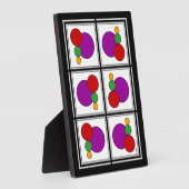 Abstrakte Quadrate und Kreise Fotoplatte (Seite)