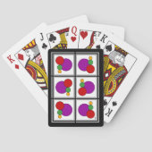 Abstrakte Quadrate und Kreise Spielkarten (Rückseite)