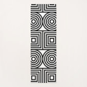 abstrakte Quadratzellen Yogamatte (Vorderseite)