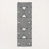 abstrakte Quadratzellen Yogamatte (Rückseite)