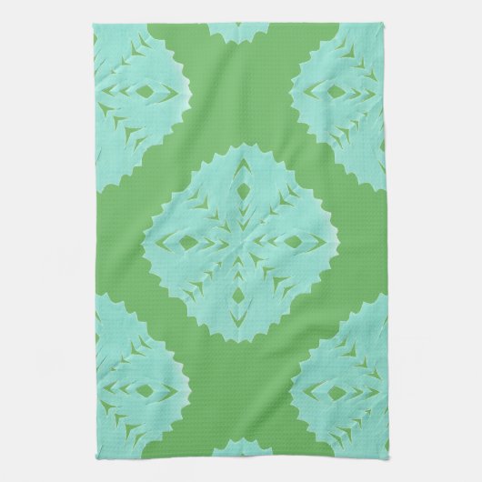 ABSTRAKTE QUERSTATION DES QUADRAT-WYCINANKI GESCHIRRTUCH (Vertikal)