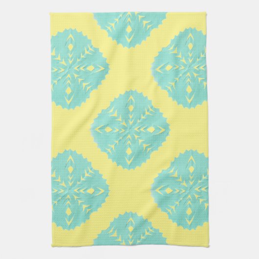 ABSTRAKTE QUERSTATION DES QUADRAT-WYCINANKI HANDTUCH (Vertikal)