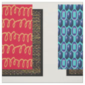 Abstrakte Quilt-Muster-Quadrate Stoff (Muster)