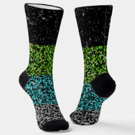 Abstrakte Quoiromantische Stolperflagge mit grungy Socken