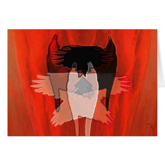 Abstrakte Raben (Vorderseite (Horizontal))