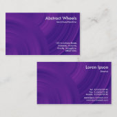 Abstrakte Räder 011 Visitenkarte (Vorne/Hinten)