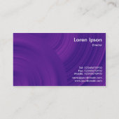 Abstrakte Räder 011 Visitenkarte (Rückseite)