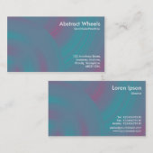 Abstrakte Räder 013 Visitenkarte (Vorne/Hinten)