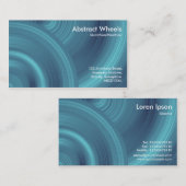 Abstrakte Räder 014 Visitenkarte (Vorne/Hinten)