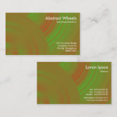 Abstrakte Räder 015 Visitenkarte (Vorne/Hinten)