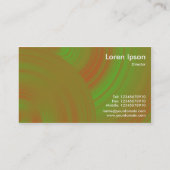 Abstrakte Räder 015 Visitenkarte (Rückseite)