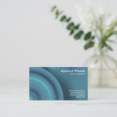 Abstrakte Räder 016 Visitenkarte (Stehend Vorderseite)