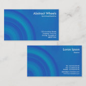 Abstrakte Räder 01 Visitenkarte (Vorne/Hinten)