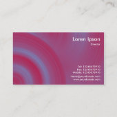 Abstrakte Räder 02 Visitenkarte (Rückseite)