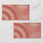 Abstrakte Räder 03 Visitenkarte (Vorne/Hinten)