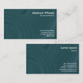 Abstrakte Räder 05 Visitenkarte (Vorne/Hinten)