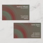 Abstrakte Räder 07 Visitenkarte (Vorne/Hinten)