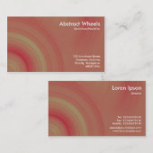 Abstrakte Räder 08 Visitenkarte (Vorne/Hinten)