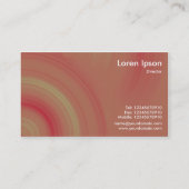 Abstrakte Räder 08 Visitenkarte (Rückseite)