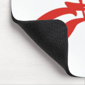 Abstrakte Radsportmaus Mousepad (Ecke)