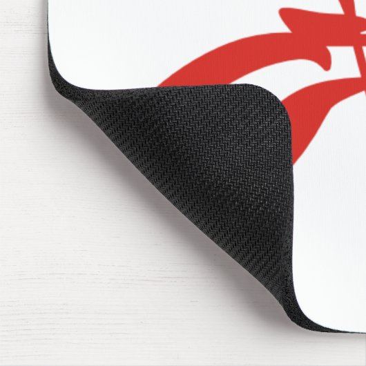 Abstrakte Radsportmaus Mousepad (Ecke)