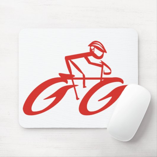 Abstrakte Radsportmaus Mousepad (Mit Mouse)