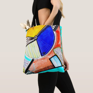Abstrakte Radtotentasche Tasche