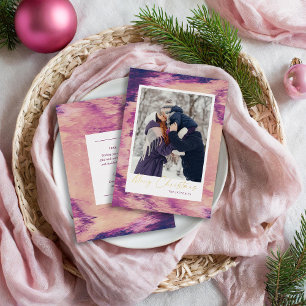 Abstrakte Rahmen Merry Christmas Foto Folien Feiertagskarte