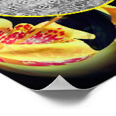 Abstrakte Rahmen mit Lippen erstellen Ihr eigenes  Poster (Ecke)