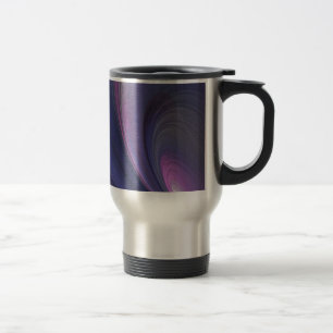 Abstrakte Rainbow Aluminium Travel Mug Reisebecher