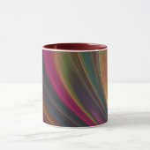 Abstrakte Rainbow-Keramik-Tasse Tasse (Zentrum)